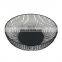 New Manufacture Popular High Quality Home Kitchen Fruit Storage Picnic Box Iron Color Black Big Size Metal Wire Fruit Basket