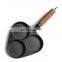 Wholesale 4 cups Customized Shape Cute fry pan non stick