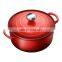 Hor selling nonstick cookware sets enamel cooking pot cast iron casserole