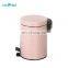 Hot Sale Factory 3L Multi Color Pedal Trash Can Powder Coating Metal Waste Bin OEM Storage Bathroom Hotel