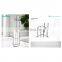 2 in 1 Bathroom Standing Metal Bronze Tissue Roll Paper Rack Stand Toilet Detachable Paper Holder