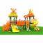 Hot sale park children climbing games kids outdoor playground equipment slides