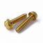 Brass Hex Flange Head Screw machine bolt