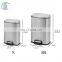 Factory Manufacturer Kitchen Stainless Steel Rectangular Trash Bin