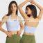 New Halter Neck Sports Bra Sexy U Neck Backless Yoga Bra Women Gym Fitness Outdoor Running Open Back Yoga Bra Top