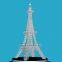 Metal angle steel signal transmission tower with beautiful design for broadcasting and television rooftops