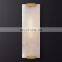 Modern Luxury Alabaster Wall Sconce Lamp Bedroom Living Room Home Decor Brass Rectangular LED Wall Light
