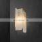 Living Room Alabaster Wall Lamp Creative Luxury Copper Wall Sconce Light for Hotel Villa