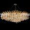 American living room dining room branch waterdrop luxury crystal chandeliers pendant light