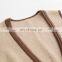 Custom Button Waistcoat Women Sleeveless Solid Pattern Cardigan Vest Woolen Fabric Single Breasted Closure Front Back Pocket