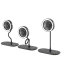 2 in 1 Dual Wireless Coil Charging Table Portable Wireless Charging 10w Foldable Fan Wireless Charger