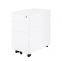 Modern 3-Drawer Mobile Pedestal Cabinet Metal Storage for Home Office School & Hospital Use