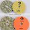Flexible resin 7 step pad 4inch x3mm for polishing granite /marble