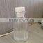 round shape glass perfume bottles with cap