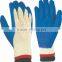 constructional used protective gloves latex palm coated gloves
