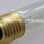 Industiral Reflector Filament Pendant Light aged steel Edison Bulb