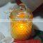 Christmas decoration candle high quality glass wax LED flameless mason jar