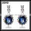 2016 Hot Sell Blue Crystal Drop Earrings For Wedding