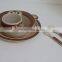 2015 hot selling bamboo fibre product ,monkey decal dinner set