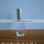 15ml clear glass perfume bottle with silver sprayer cap