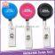 Carabiner plastic badge reel with fix functions with assorted color