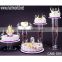 2015 latest wholesale acrylic tube cake stand for cake display for wedding cake holders (CAKE-004)                        
                                                Quality Choice
