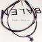 Latest punk leather choker necklace china wholesale