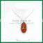 Embossed Pattern Iridescent Color Necklace