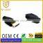 High quality high speed gold plated micro hdmi to hdmi adapter with pva jacket