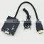 Client custom male hdmi to female vga audio converter for camera