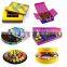 Clear plastic boxes with dividers