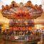 Hot sale amusement park rides luxury double carousel