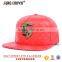 custom fashion wholesale new design blank leather hats snapbacks