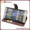 High quality factory price Card Slot Stand Leather Coated PC Case for Huawei Ascend P8 Lite