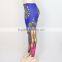 African woman painting stretch fabric style suits with tops pants