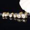 2016 New Wholesale Fashion Jewelry Ladies Earrings Designs Clear Crystal Gold Earring