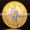gold plated commentative metal sex euro coin