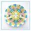 15-45cm Square Shell Hand Crafted Glass large decorative glass mosaic plates