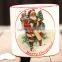 White Pottery Circular Chrismas Pen Pot, Mini Pen Pot