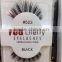 Best selling false strip eyelashes private label human hair red cherry eyelashes wholesale price