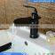 Oil Rubbed Bronze Black Brass Deck Mounted Single Handle Single Hole Bathroom Waterfall Basin Mixer Tap