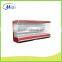 Transparent freezer showcase Ice cream cool drink glass door freezer showcase store fruits&vegetables&meats