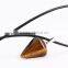 Fashion leather jewelry cone pendant wholesale natural stone necklace