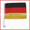 country flag in high quality,30*45cm Italy car window flag,green white red flag
