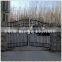 Hotsale outdoor ornamental wrought iron picket fencing for home, garden, villa