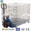 Victory Foldable storage cage/Wire Mesh Container,Suitable for warehouse, pallet rack, library
