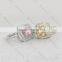 Stylish Amethyst Purple Crystal Ring Party Engagement Wedding Rings for Women Platinum Plated Women Rings