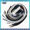thick braided draw cord string with silicon dipped end