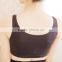 Ladies Embroidered Push Up Bra with Removable Pad latest technology black grey color Y120