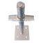 Adjustable scaffolding solid screw jack base